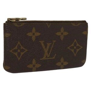 LOUIS VUITTON Monogram Pochette Cles Coin Purse